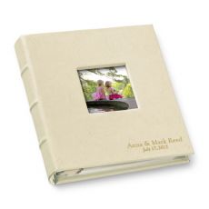 Leather Travel Photo Album with Window