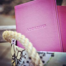 Leather Pocket Address Book