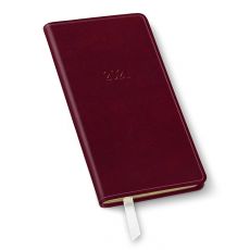 Leather Pocket Weekly Planner - 6" x 3.25"